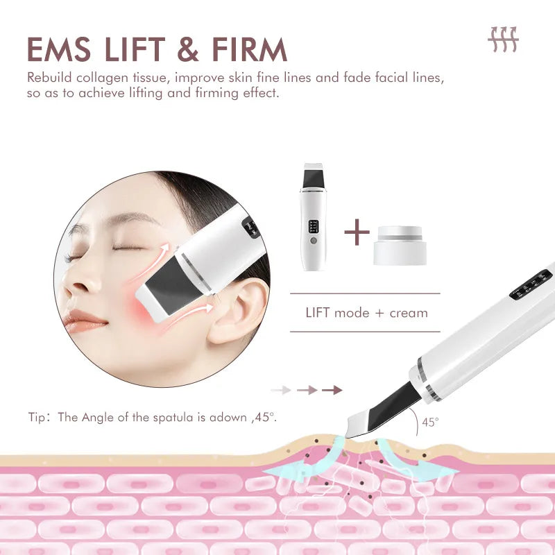 Ultrasonic Facial Pore Scrubber