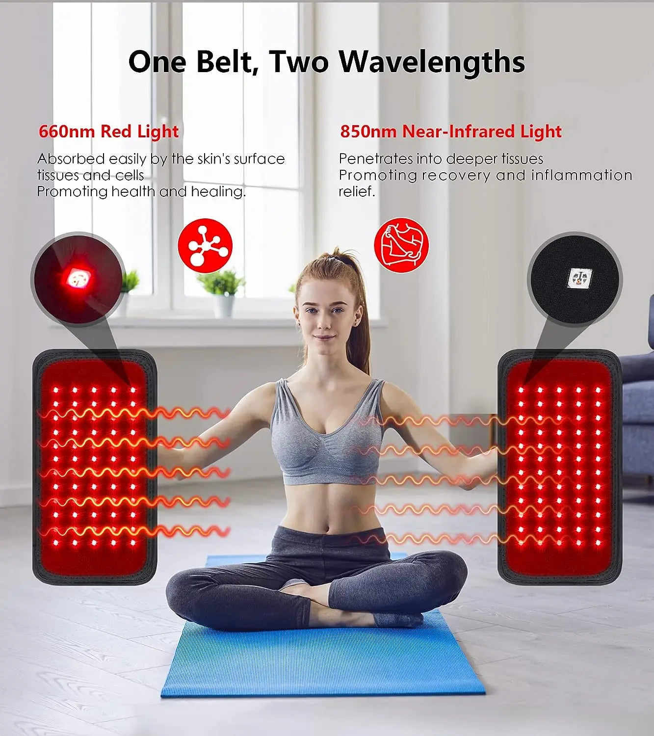Red Infrared Light Therapy Belt