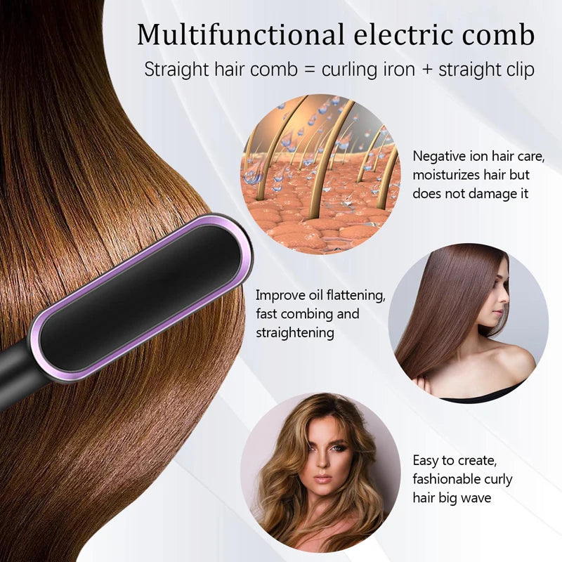 Ionic Hair Straightener Comb