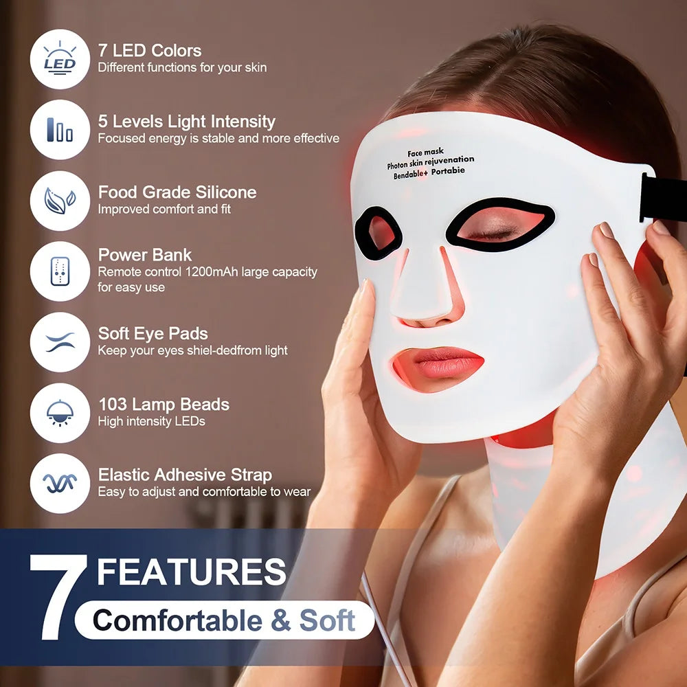 Silicone Infrared Facial Mask