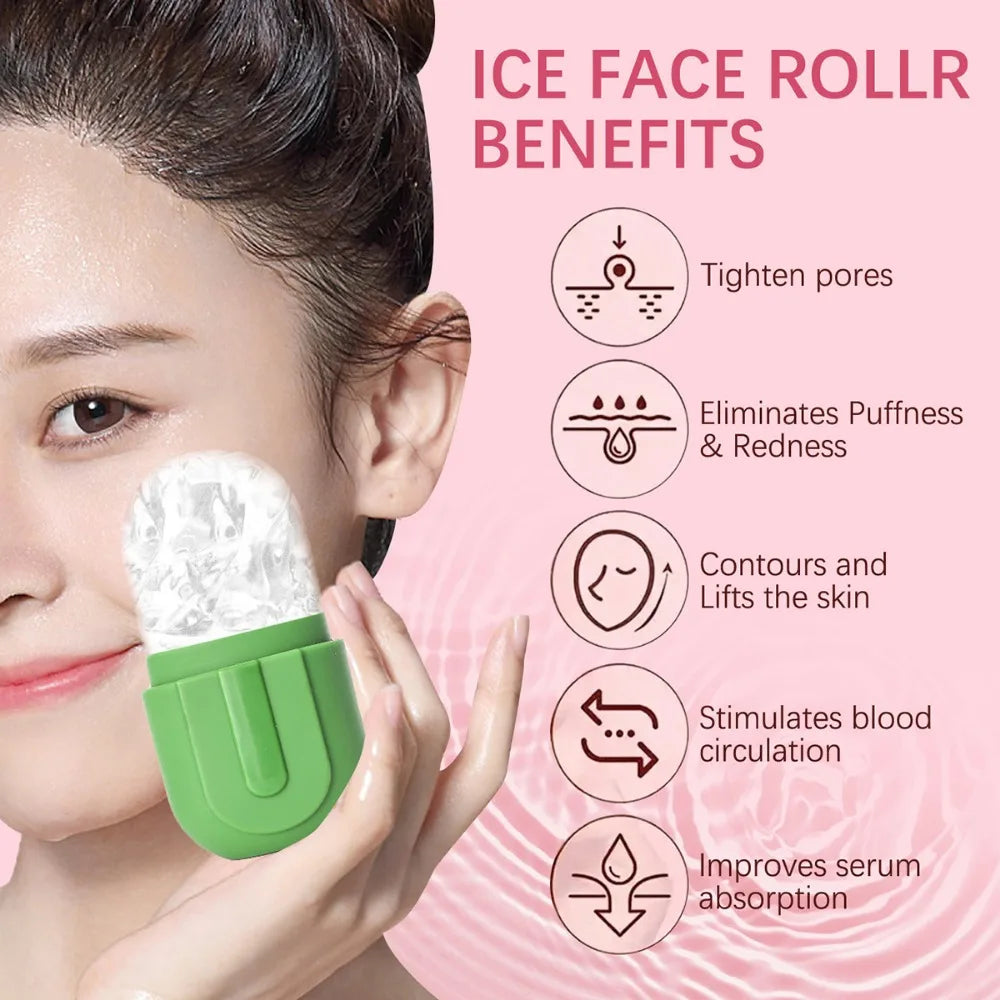 Silicone Face Ice Roller Mold