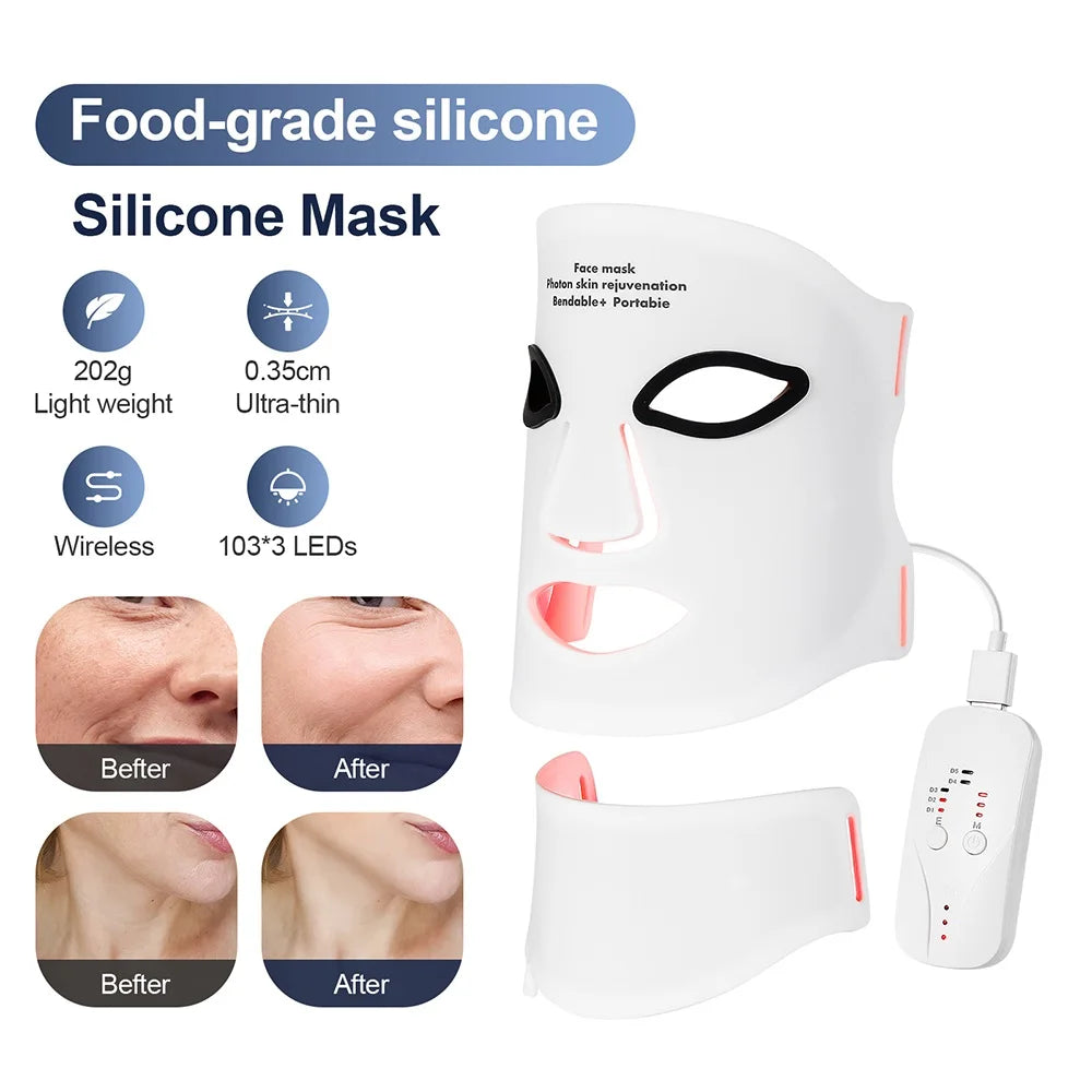 Silicone Infrared Facial Mask