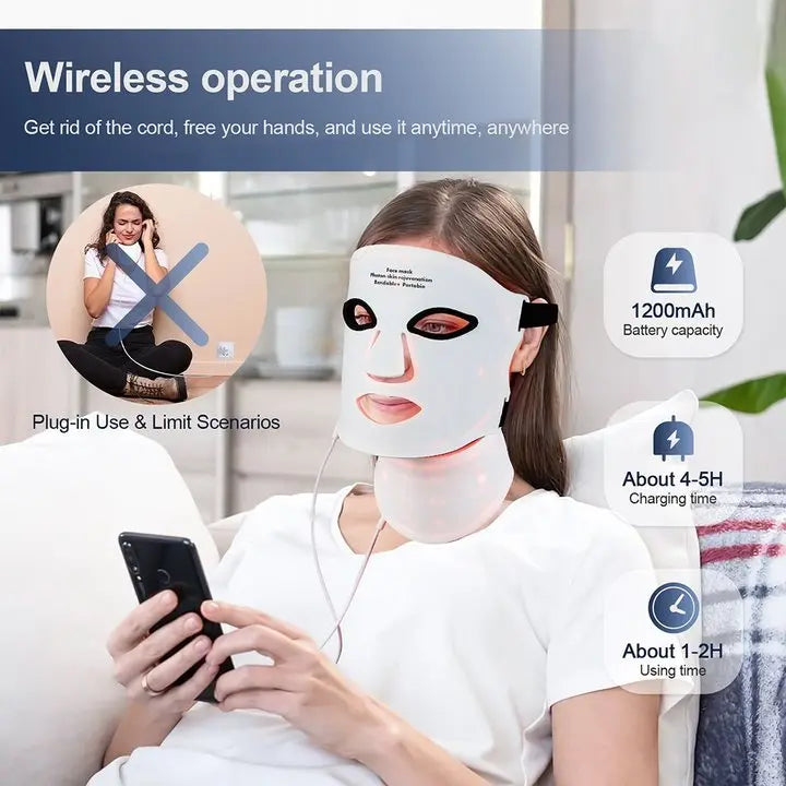 Silicone Infrared Facial Mask
