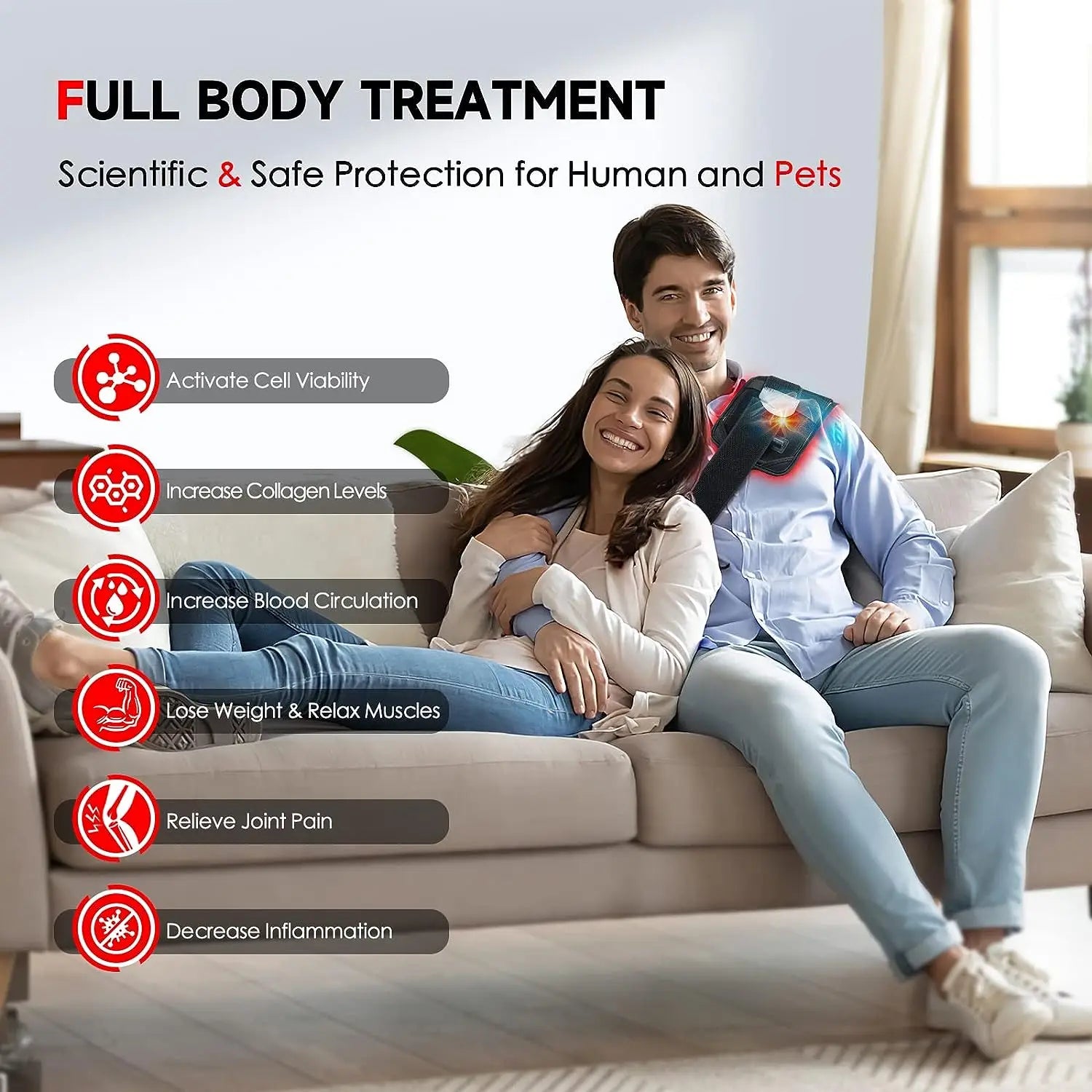 Red Infrared Light Therapy Belt