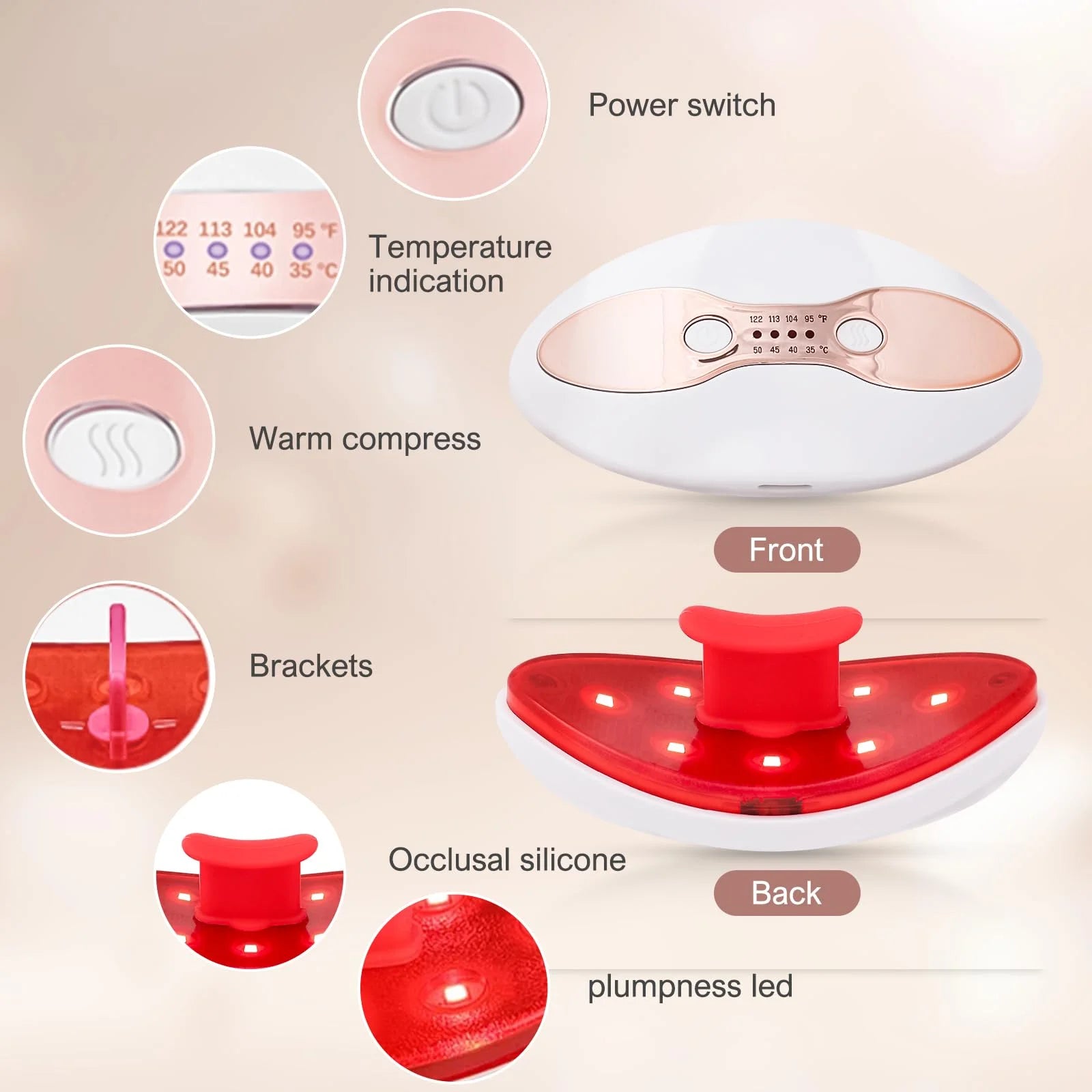 Lip Plumper Red Light Device