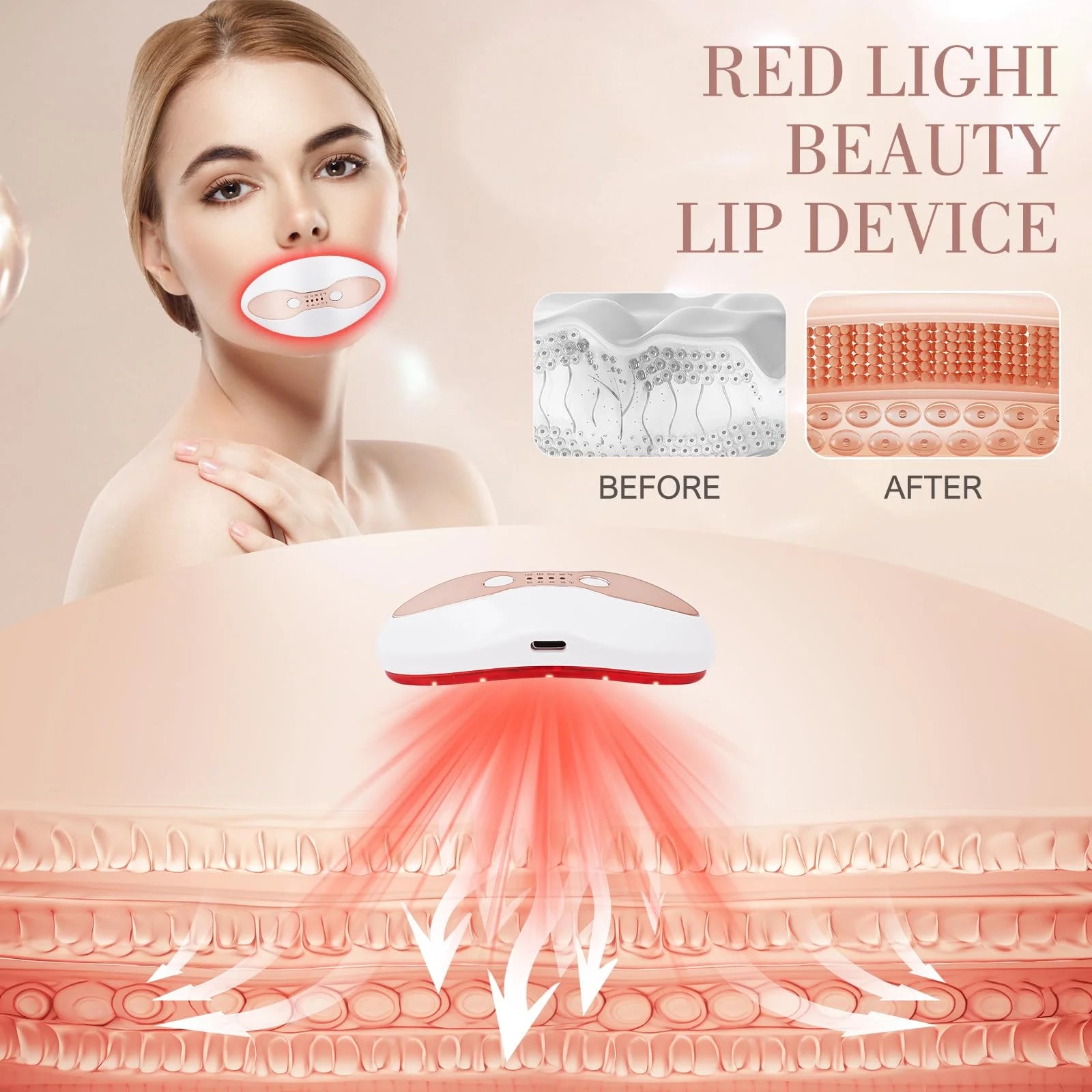 Lip Plumper Red Light Device
