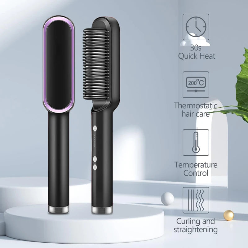 Ionic Hair Straightener Comb