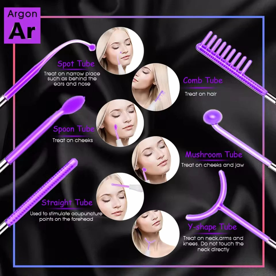 Electrotherapy Face Wand Set