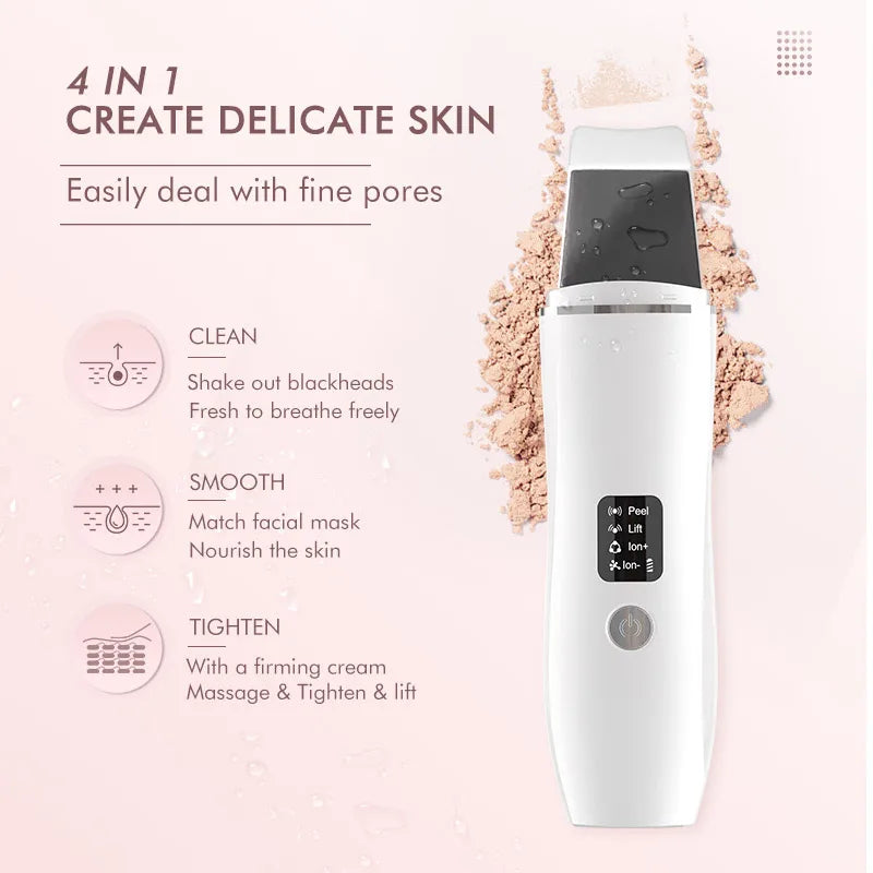 Ultrasonic Facial Pore Scrubber