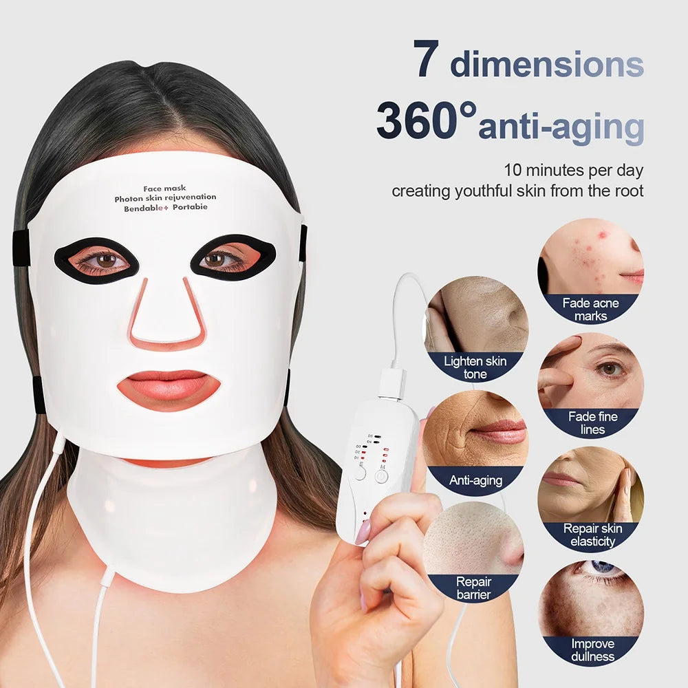 Silicone Infrared Facial Mask