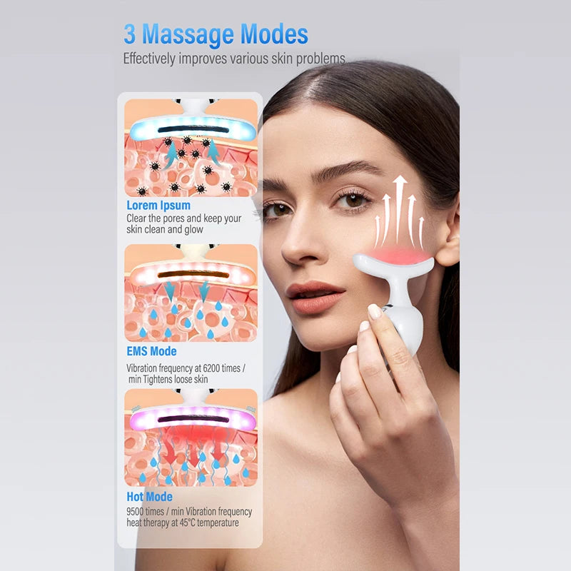 EMS Vibration Face Massager